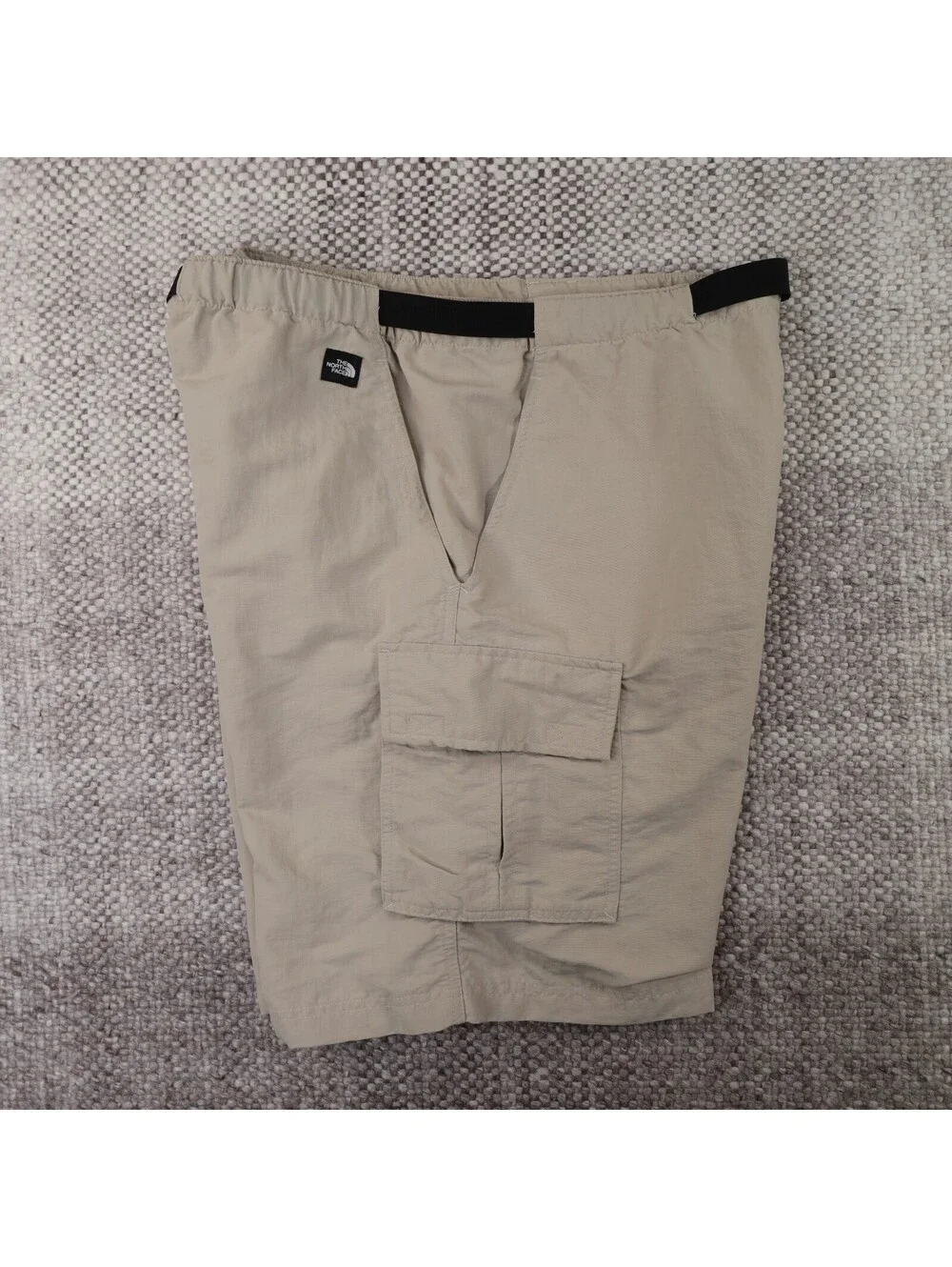 The North Face Horizon Hiking Cargo Shorts Men's XL Tan Khaki Belted 9